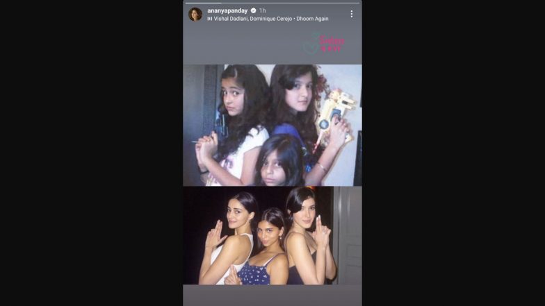 Cuteness Alert! Ananya Panday Shares Throwback Pics With ‘Sisters’ Suhana Khan and Shanaya Kapoor!