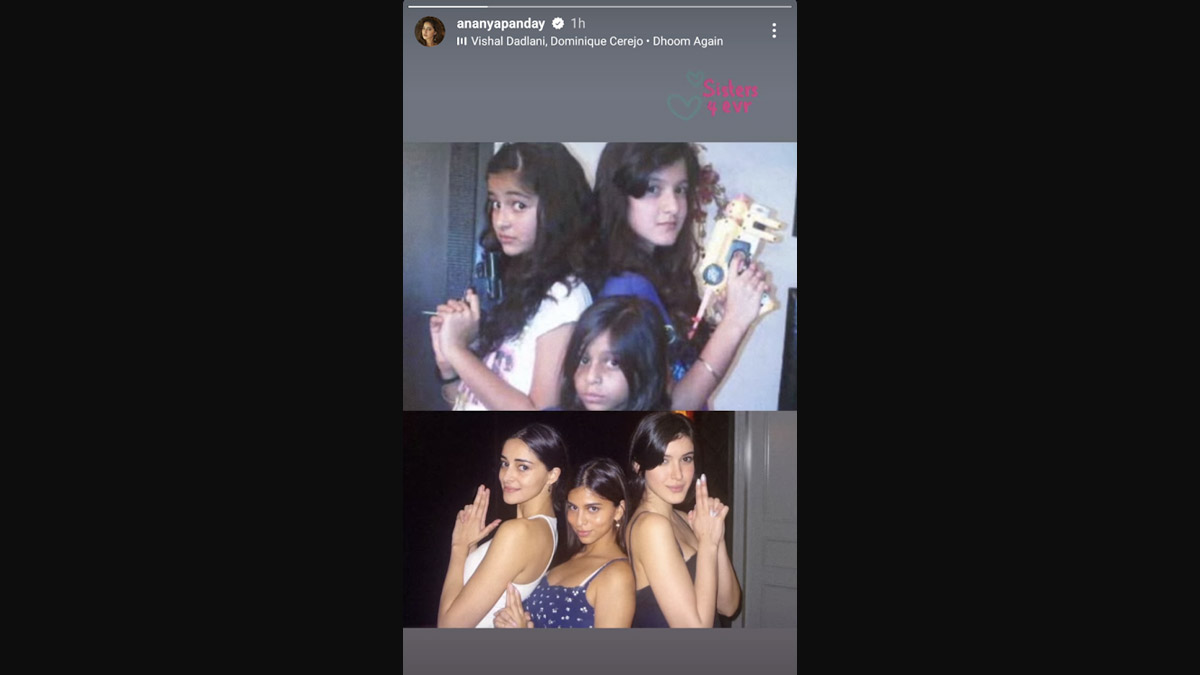 Ananya Panday and Shanaya Kapoor are true blue besties and their