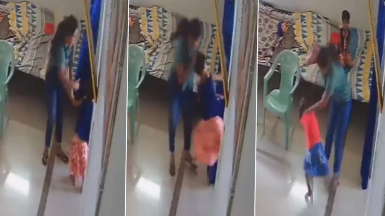 Chhattisgarh Horror: Woman Caretaker Beats Small Kids at Adoption Centre in Kanker, FIR Registered After Disturbing Video Goes Viral