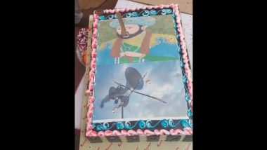 Aurangzeb on Raj Thackeray's Birthday Cake Video: MNS Chief Cuts Cake Depicting Mughal Emperor and Loudspeaker During Celebration