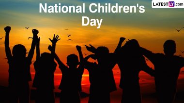 National Children's Day 2023 Images & HD Wallpapers for Free Download Online: Wish Happy Children's Day With WhatsApp Greetings, Quotes and Messages