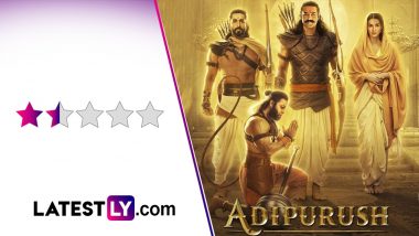 Adipurush Movie Review: Prabhas, Kriti Sanon and Saif Ali Khan's Film is a CGI Mess That Does Lanka-Dahan Of Our Senses (LatestLY Exclusive)