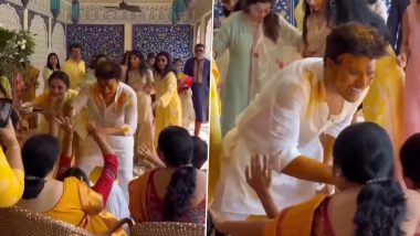 Sharwanand and Rakshita Reddy's Haldi Ceremony Begins; Check Out Viral Video From The Pre-Wedding Festivity in Jaipur!