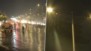 Mumbai Rains Today Video: Heavy Rainfall Lashes Maharashtra Capital on Sunday Morning, IMD Predicts More Rainfall for Next 48 Hours