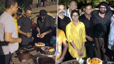 Prashanth Neel Cuts His Birthday Cake With Prabhas on Sets of Salaar; Check Out Viral Pics!