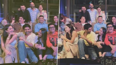 Kartik Aaryan Celebrates Trailer Success of Satyaprem Ki Katha with Kiara Advani and Team, Shares Joyful Pics