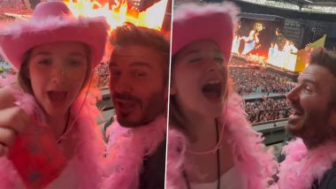 David Beckham Attends Harry Styles Concert With Daughter Harper, Shares Adorable Video (Watch)