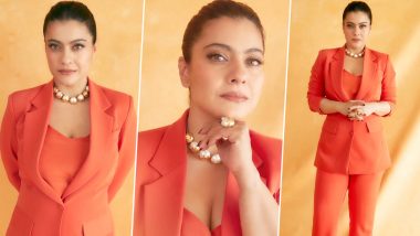 Kajol Screams Glam in Red Pantsuit, Lust Stories 2 Actress Serves Major Boss Lady Vibes in Latest Insta Video (Watch)