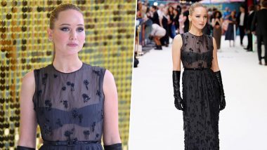 No Hard Feelings: Jennifer Lawrence Exudes Pure Elegance in Sheer Black Dress at Movie's UK Premiere (View Pics)