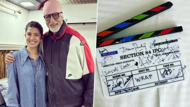 Section 84: Nimrat Kaur Shares BTS Pics With Amitabh Bachchan As She Wraps Up the Film