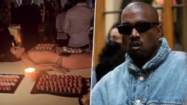 Kanye West Serves Sushi on Nude Models at His 46th Birthday Celebration (View Pics and Videos)