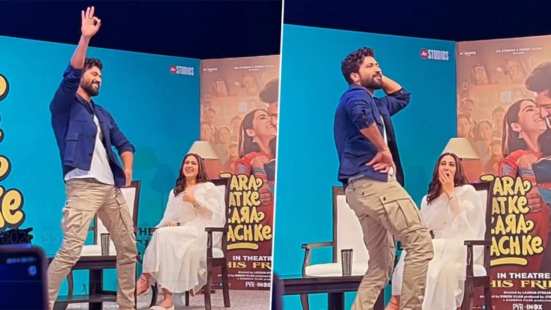 Vicky Kaushal's Jaw-Dropping Recreation of Viral 'Obsessed' Dance Video Leaves Sara Ali Khan Amazed and Fans Ecstatic (Watch Video)