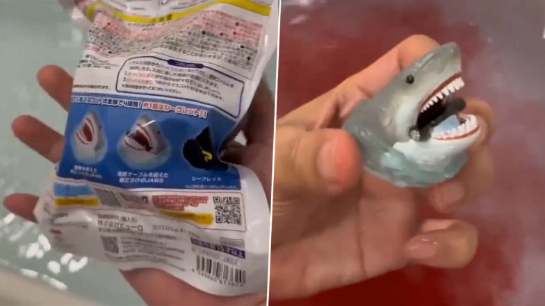 Shark Attack in Bath Tub Viral Video? ‘Jaws Bath Bomb’ Is The Trending Japanese Product That Lets You 'Experience' Shark Attack at Home (Watch)