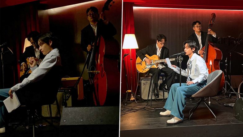 BTS V Aka Kim Taehyung Shares Glimpses of Live Performance of Le Jazz de V, Check Pictures and Videos of the K-Pop Idol