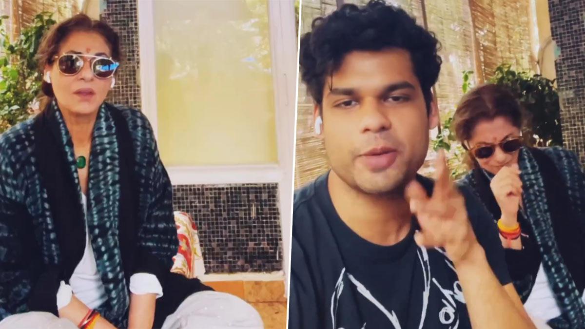 Dimple Khanna Sex Video - Dimple Kapadia Grooves With Nephew Karan Kapadia on His Latest Tract 'Tere  Bina' (Watch Video) | LatestLY