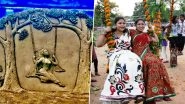 Raja Parba 2023 Wishes: Sand Artist Sudarsan Pattnaik Shares Greetings for the Odia Festival Through His Art