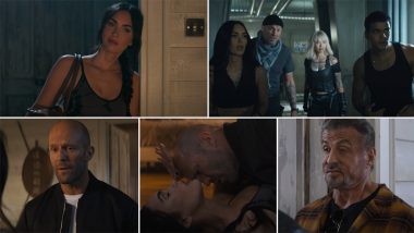 Expendables 4 Trailer Out! Elite Mercenaries Jason Statham, Sylvester Stallone, and Megan Fox Ready to Fight Baddies in Style! (Watch Video)