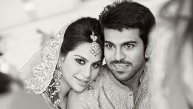 Upasana Konidela Rests Her Head On Ram Charan in This Adorable Wedding Photo Shared on Their Anniversary (View Pic)