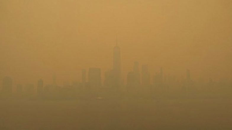 New York City Skyline Shrouded by Canada Wildfire Smoke, Surreal Apocalyptic Pic Surfaces