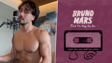 Tiger Shroff Sings Bruno Mars ‘Just the Way You Are’ and His Version Will Make You Fall in Love All Over Again! (Watch Video)