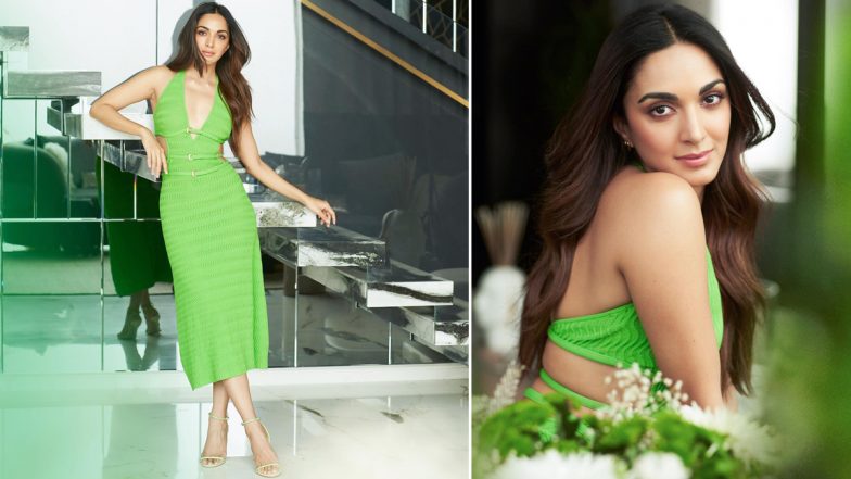 Kiara Advani is All Things Glam in Sleeveless Green Dress, SatyaPrem Ki ...