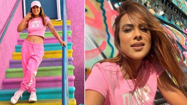 Nia Sharma Stuns in Pink Co-Ord Set, Treats Fans to Photo Dump of Her Venice Vacation (View Pics)