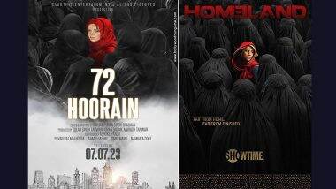 72 Hoorain 'First Look' Copied? Ashoke Pandit's Upcoming Film Accused of Lifting Poster of Claire Danes' Homeland (View Pics)