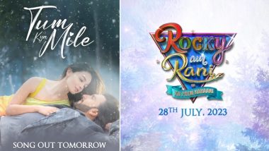 Rocky Aur Rani Kii Prem Kahaani Song 'Tum Kya Mile' To Be Out on This Date! Watch Teaser Video of Alia Bhatt-Ranveer Singh’s Jodi