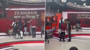 TV Debate Fight Viral Video: Shoaib Jamai Abused, Attacked by Co-Panelist Subuhi Khan, Forced to Leave Live Show