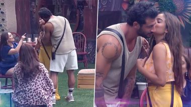 Bigg Boss OTT Season 2: Manisha Rani Kisses Jad Hadid on Cheek, Is This New Love Triangle Also Involving Jiya Shankar? (Watch Video)