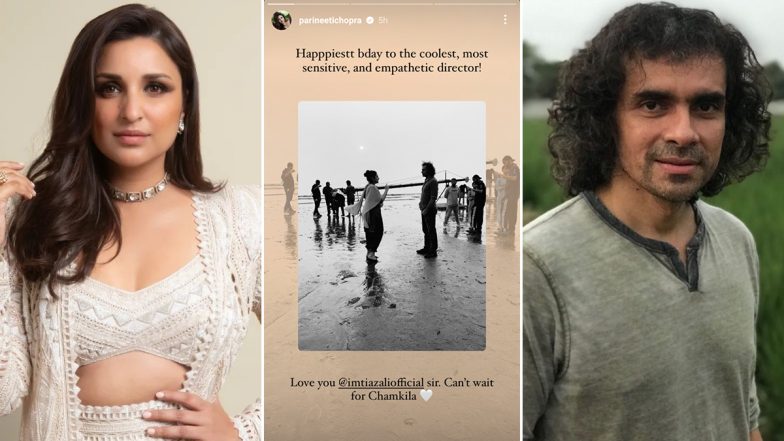 Imtiaz Ali Birthday: Parineeti Chopra Drops New BTS Pic to Wish Chamkila Director