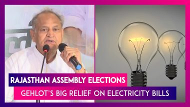 Rajasthan Assembly Elections: CM Ashok Gehlot’s Big Relief On Electricity Bills As Congress Gears Up For Polls