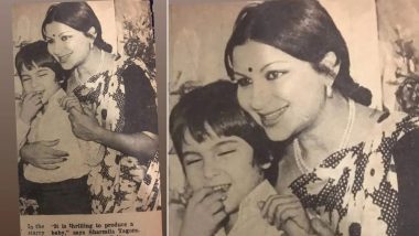 Aww-dorable Throwback! Saba Pataudi Shares Childhood Picture of Saif Ali Khan with Sharmila Tagore