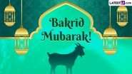 Bakrid 2023 Greetings & WhatsApp DP: Eid al-Adha Wishes, Bakra Eid Messages, Images, HD Wallpapers and GIFs To Celebrate 'Festival of Sacrifice'