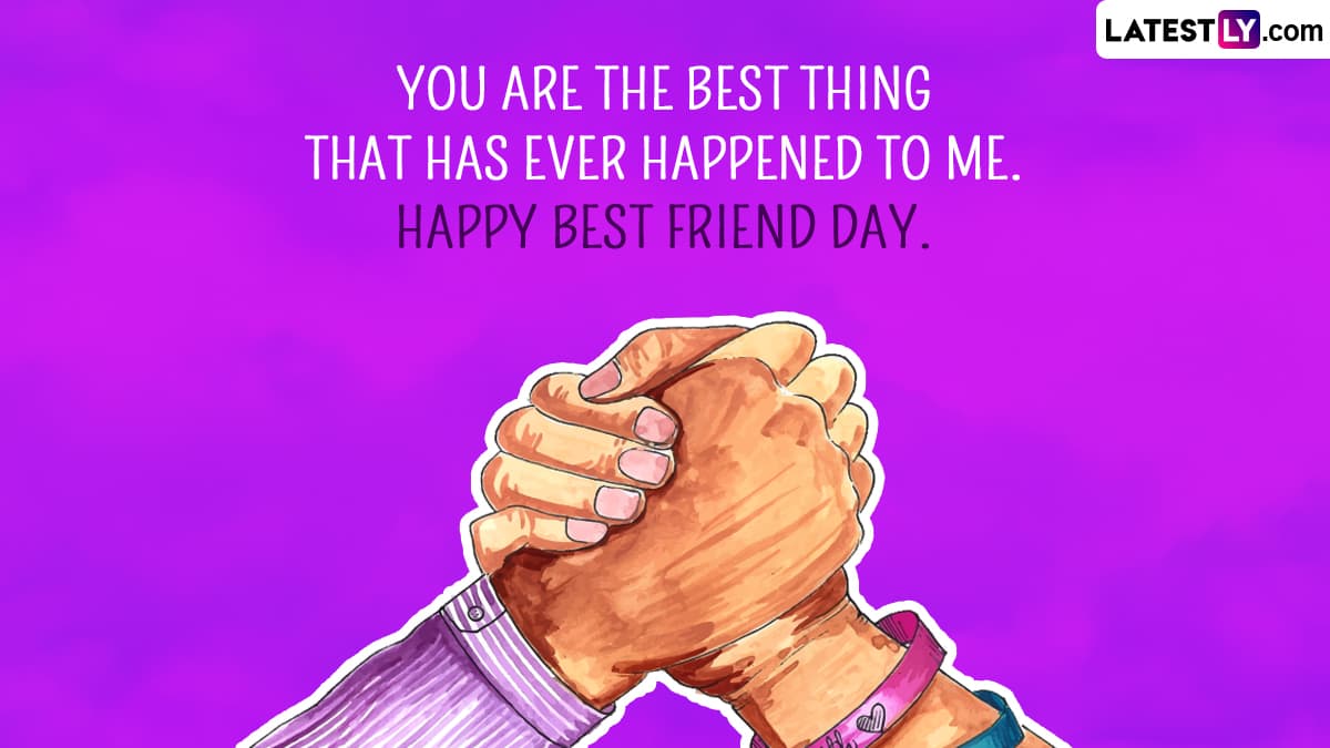 National Best Friends Day 2023 Quotes Whatsapp Messages Wishes Images And Hd Wallpapers To 