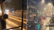 Mumbai Rains 2023 Photos and Videos: Rainfall Accompanied With Gusty Winds Brings Relief From Scorching Heat