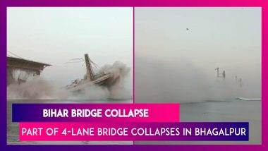 Bihar Bridge Collapse: Portion Of 4-Lane Under-Construction Bridge Collapses In Bhagalpur