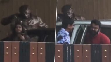 Mohanlal Spotted at Yash Raj Films Studios For Vrushabha Promotional Photoshoot (Watch Video)