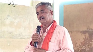 Cyclone Biparjoy: BJP MLA Pradhyumansinh Jadeja Spotted Praying at Jakhau to Prevent Damage from Severe Cyclonic Storm (Watch Video)