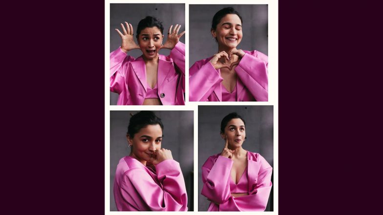 Alia Bhatt Looks Awww-Dorable in Pink Long Skirt and Oversized Coat, Calls Herself ‘Jet Lagged Barbie’ (View Pics)