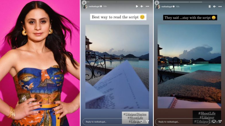 Rasika Dugal Start Shoots for Her Upcoming Web-Series in Udaipur (View Pic)