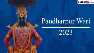 Pandharpur Wari 2023 Images & HD Wallpapers for Free Download Online: Share Sant Tukaram Maharaj Palkhi Marg and Sant Dnyaneshwar Palkhi Photos With Loved Ones