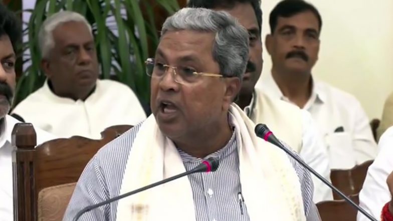 Udupi Washroom Video Incident: BJP Worker Arrested For 'Derogatory' Post on Karnataka CM Siddaramaiah