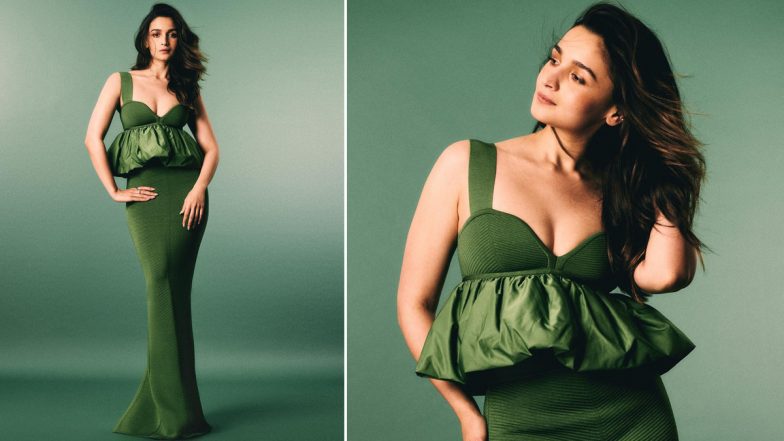 Alia Bhatt Looks Stunning in Forest Green Dress With Plunging Neckline at Heart Of Stone Movie Event in Brazil, View Pics