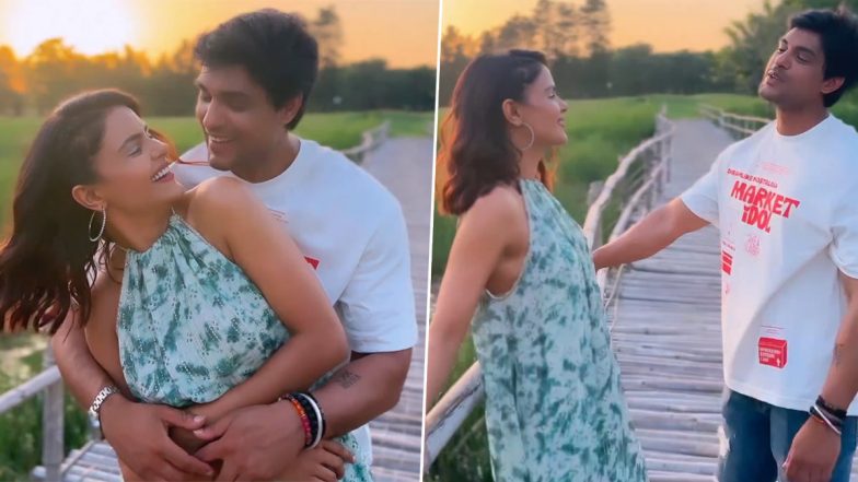 Bigg Boss 16 Fame Priyanka Chahar Choudhary and Ankit Gupta's Romantic Reel Is Unmissable (Watch Video)