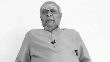 CV Shivashankar, Veteran Kannada Actor- Director, Dies at 90
