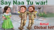 'Naatu Naatu' Fever Continues! Amul Topical Dedicated to Ukrainian Soldiers' Dance on RRR Song, View Pic