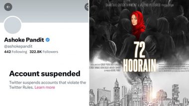 Ashoke Pandit's Twitter Account Gets Suspended After 72 Hoorain Producer Issues Death Threat to Twitter User