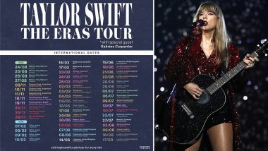 Taylor Swift Announces The Eras Tour's New International Dates in 2024! Visit TaylorSwift.com/tour for Registrations, Pre-Sales and On-Sales!