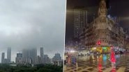 Mumbai Rains Today Photos and Videos: Moderate to Heavy Rainfall Observed in Various Parts of the City, Downpour To Continue, Says IMD